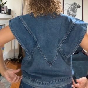 BOHEMIAN STYLE DENIM VEST